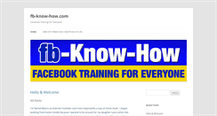 Desktop Screenshot of fb-know-how.com